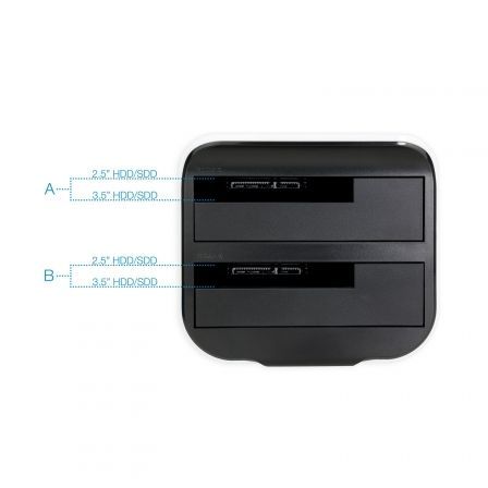 TOOQ Docking Station TQDS-802BW para discos duros SATA 2.5/3.5 y USB 3.0 TOOQ Docking Station TQDS-802BW para discos duros SATA 2.5/3.5 y USB 3.0